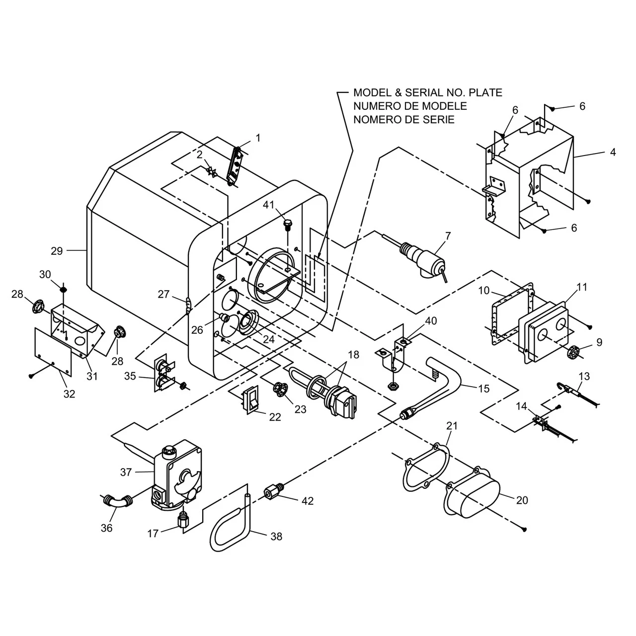 Suburban 520869 Water Heater Access Door Frame - 10 Gallon - 520869