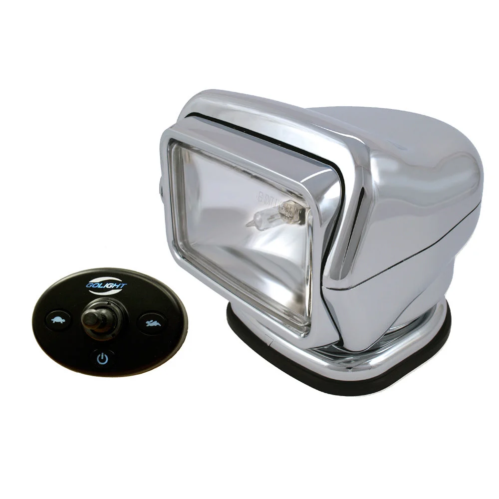 Golight Stryker Searchlight 12V - Wired Dash Control w/ 20' Wire Harness - Chrome
