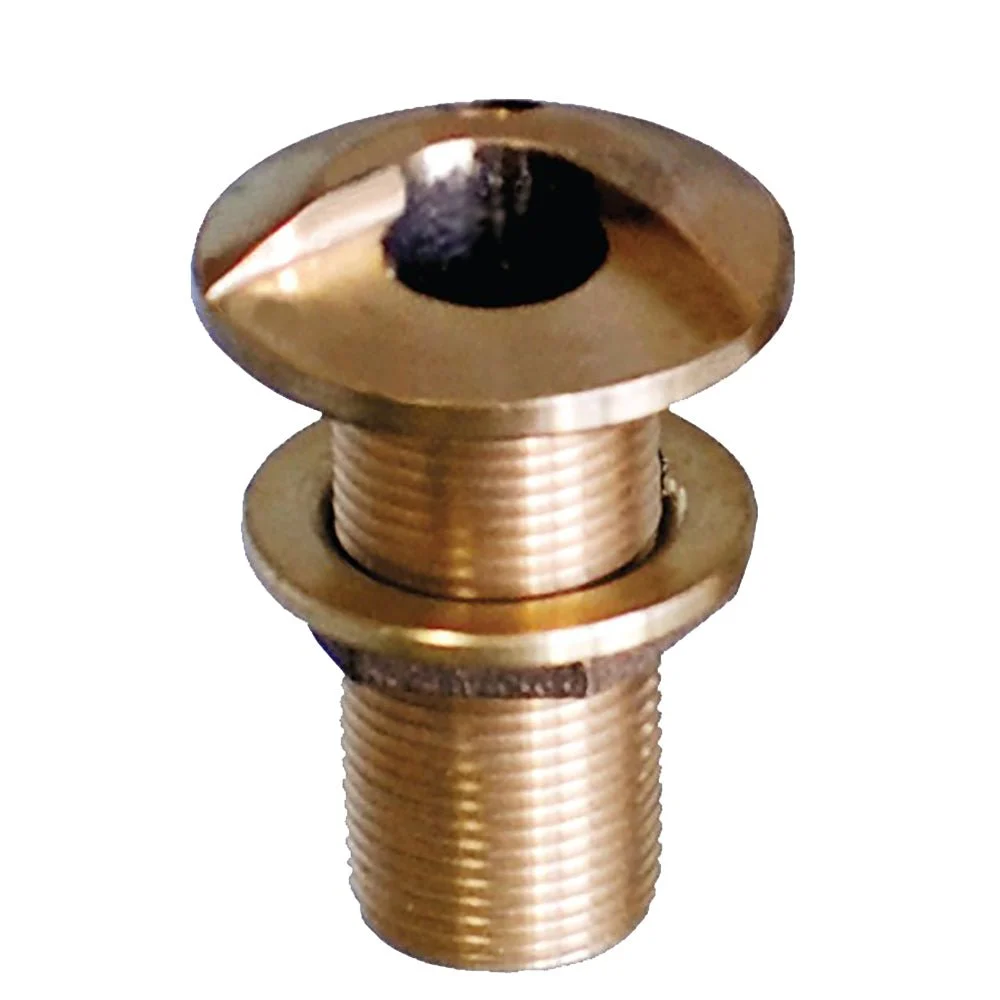 Groco 1-1/4" Bronze High Speed Thru-Hull Fitting w/Nut – Boat Pump & Plumbing Part