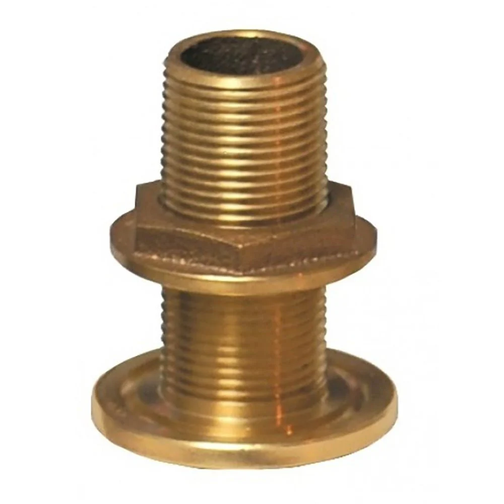 Groco 2-1/2" Bronze Thru-Hull Fitting w/Nut – Boat Pump & Plumbing Part