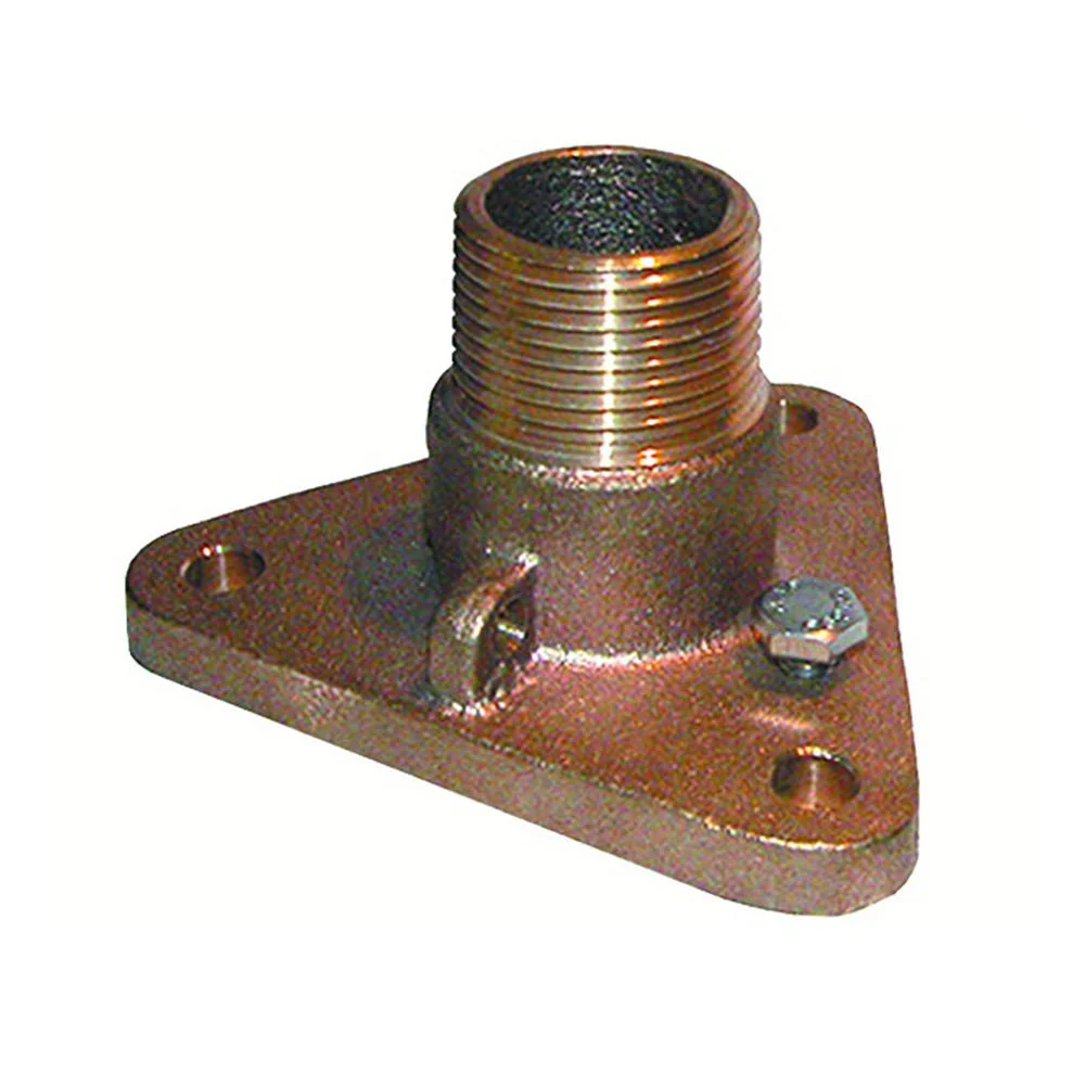 Groco 3/4" Bronze NPS to NPT Flange Adapter – Boat Pump & Plumbing Part