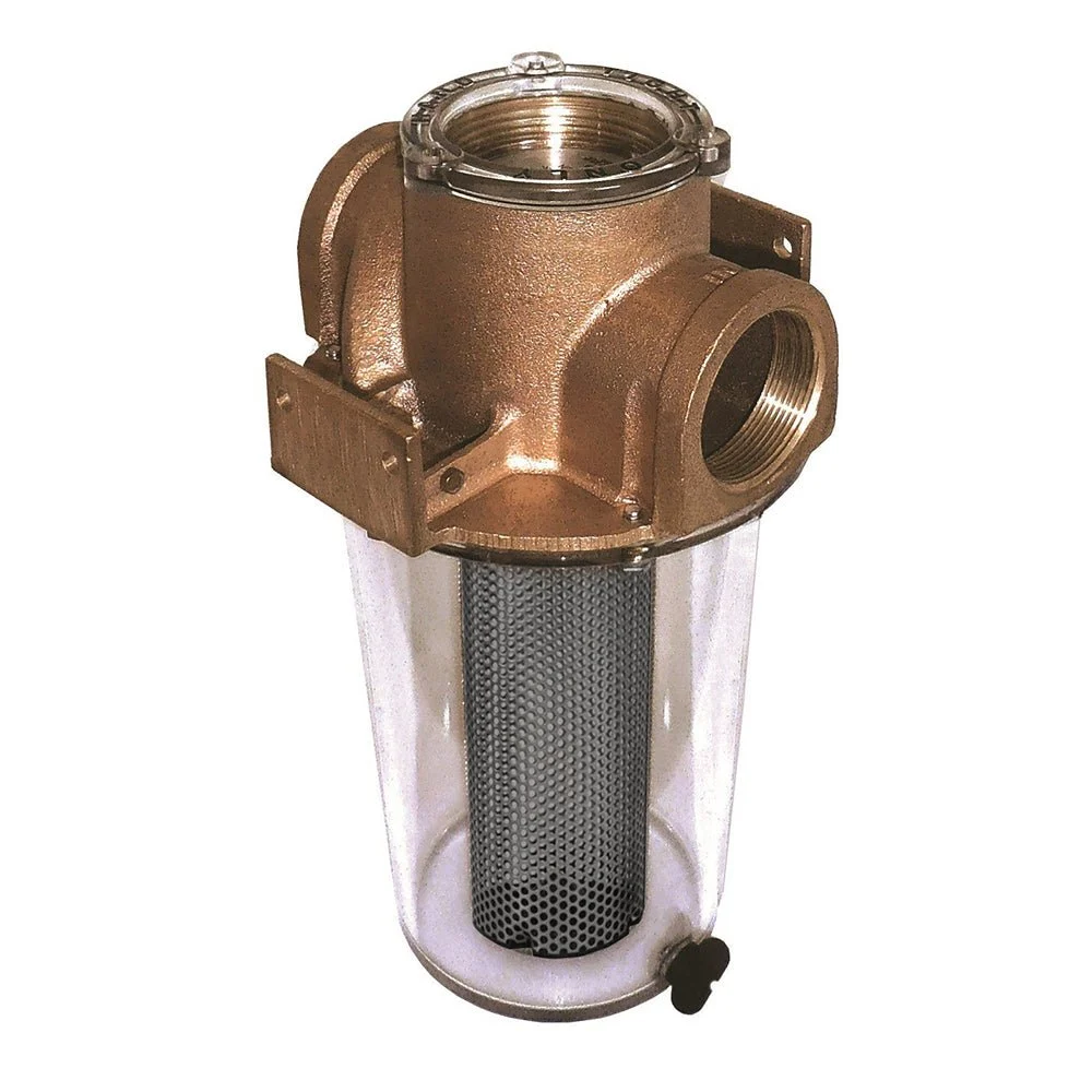 Groco ARG-1250 Series 1-1/4" Raw Water Strainer w/Monel Basket – Marine Engine Cooling Replacement Part