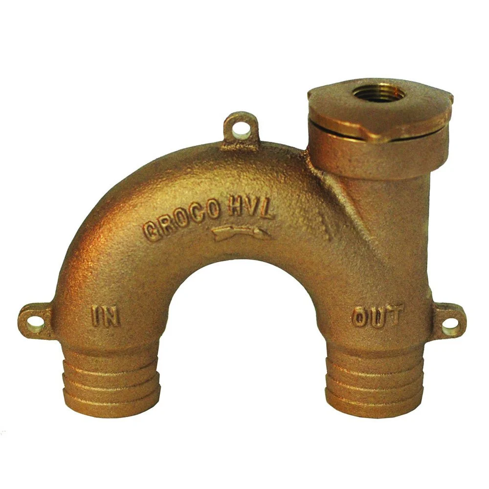 Groco Bronze Vented Loop - 1-1/2" Hose – Boat Pump & Plumbing Part