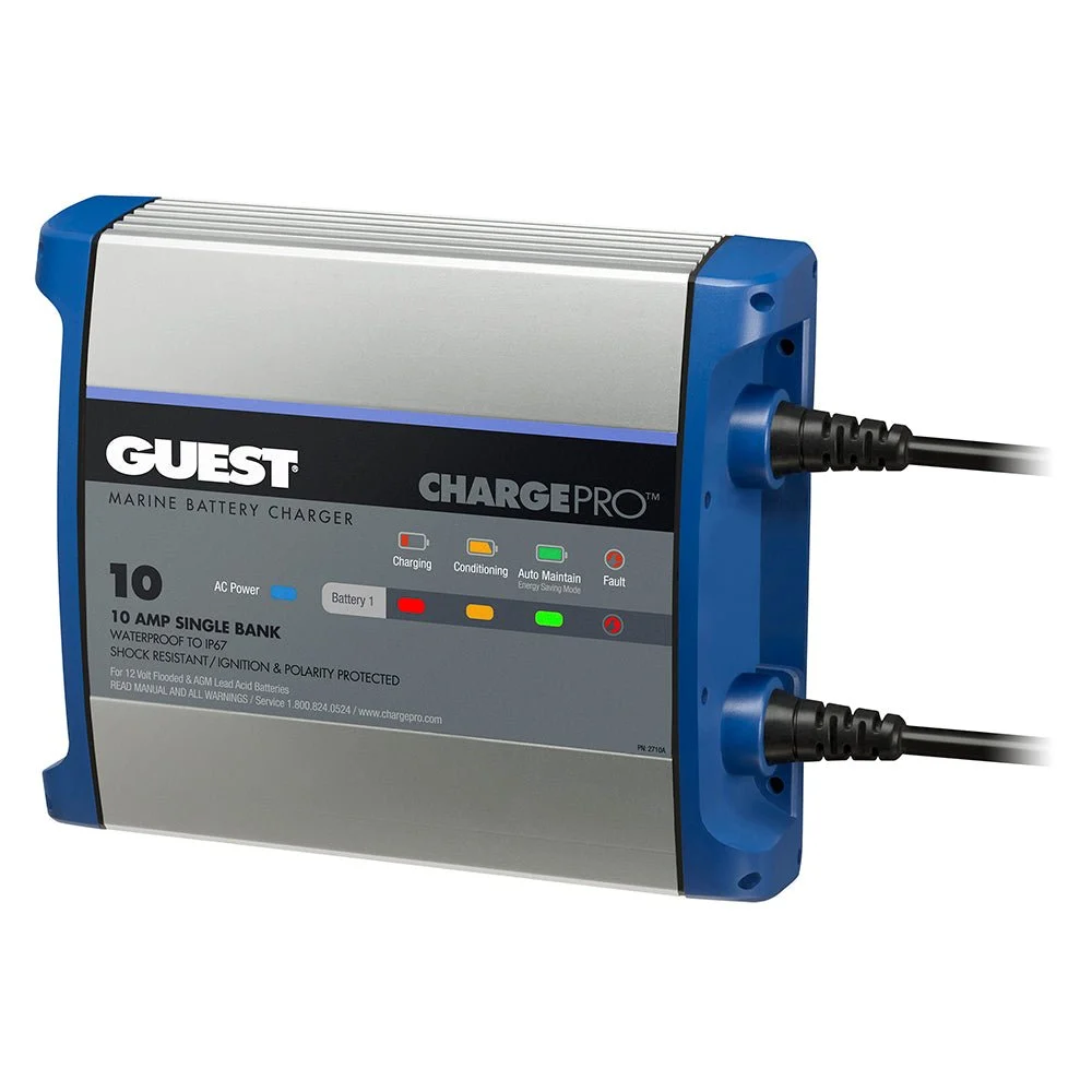 Guest On-Board Battery Charger 10A / 12V - 1 Bank - 120V Input – Marine Electrical Replacement Part