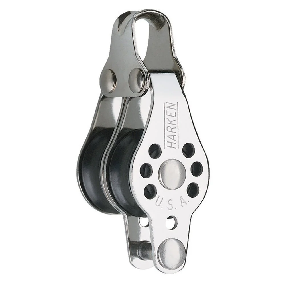 Harken 22mm Double Micro Block w/Becket – Marine Boat Replacement Part