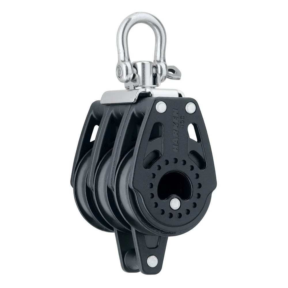 Harken 40mm Carbo Air Triple Swivel Block w/Becket – Marine Boat Replacement Part