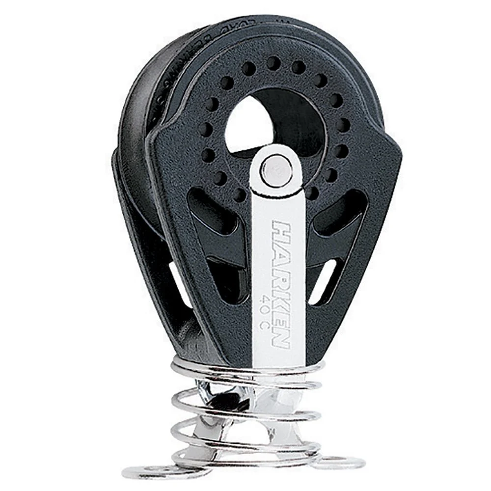 Harken 40mm Carbo Block w/Spring & Eyestrap – Marine Boat Replacement Part