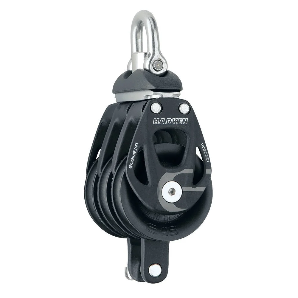 Harken 45mm Triple Element Block w/ Swivel & Becket – Marine Boat Replacement Part