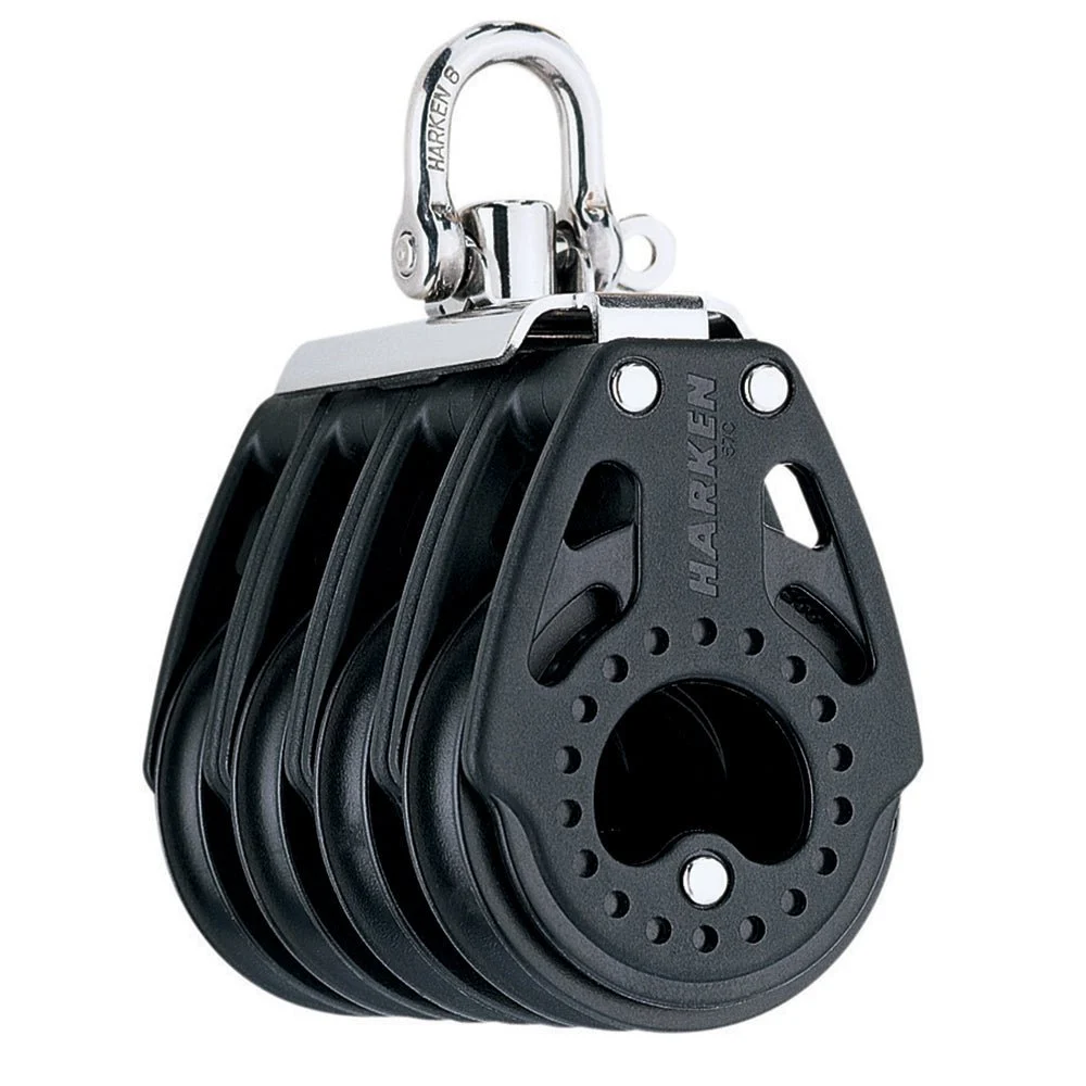Harken 57mm Carbo Quad Block - Swivel – Marine Boat Replacement Part