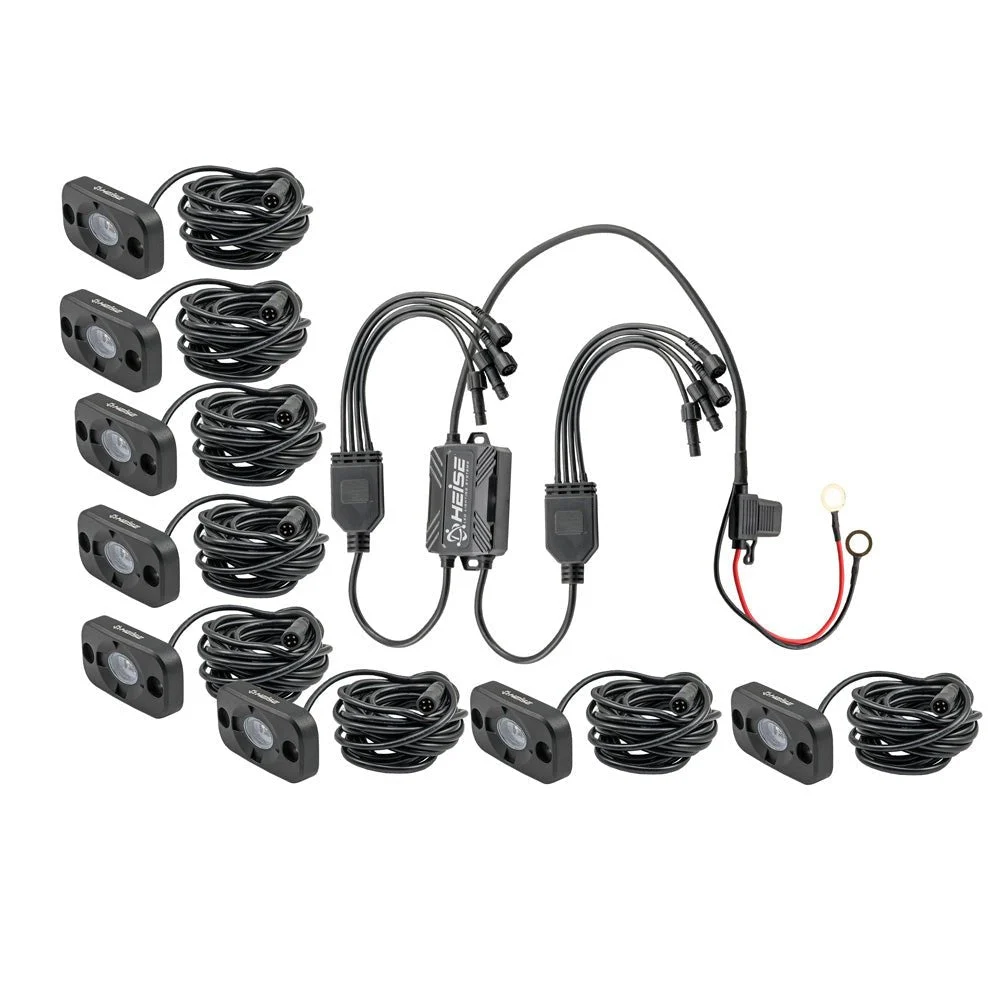 HEISE LED Lighting Systems HEISE RGB Accent Lighting Kit - 8 Pack – Marine Boat Replacement Part