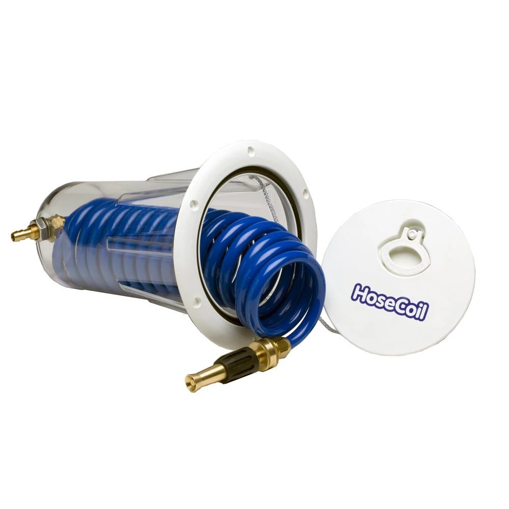 HoseCoil Flush Mount Enclosure w/Nozzle – Marine Boat Replacement Part