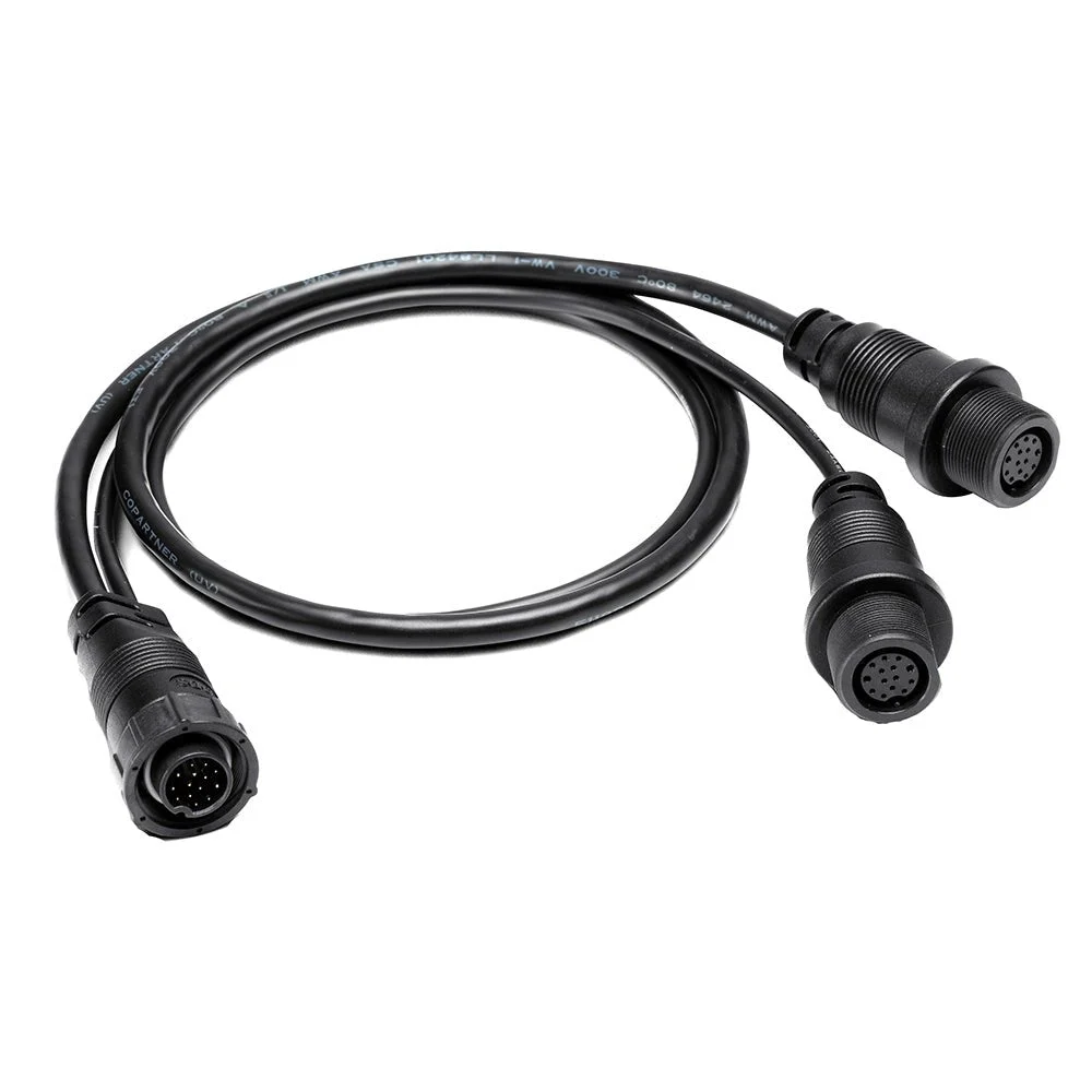 Humminbird 14 M ID SIDB Y - SOLIX®/APEX® Side Imaging & 2D Splitter Cable – Marine Electrical Replacement Part