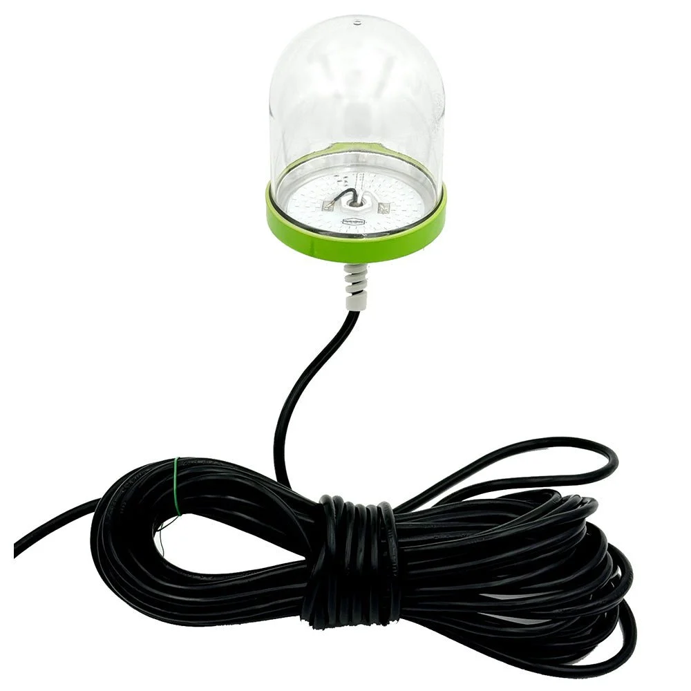 Hydro Glow SF100G 100W/120VVAC Underwater Dock Light - Green Anchored To Bottom – Marine Boat Replacement Part
