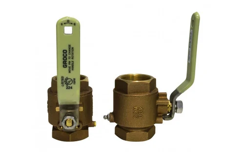 Groco 3" NPT Bronze Inline Valve Ibv-3000