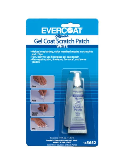 Evercoat Marine Gel Coat Scratch Patch White 0.5oz 105652