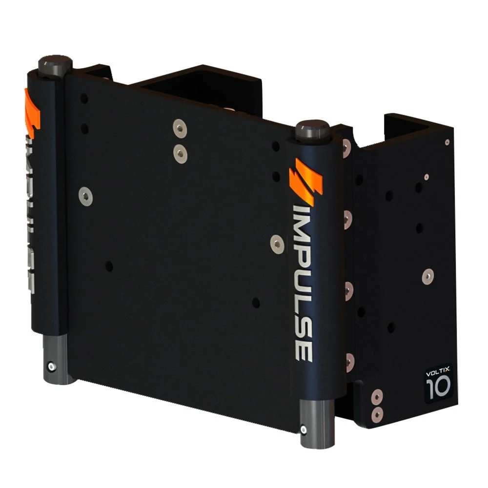 Impulse 450hp Outboard XL 10" Set Back Electric Jack Plate w/Standard Control - Black Anodize
