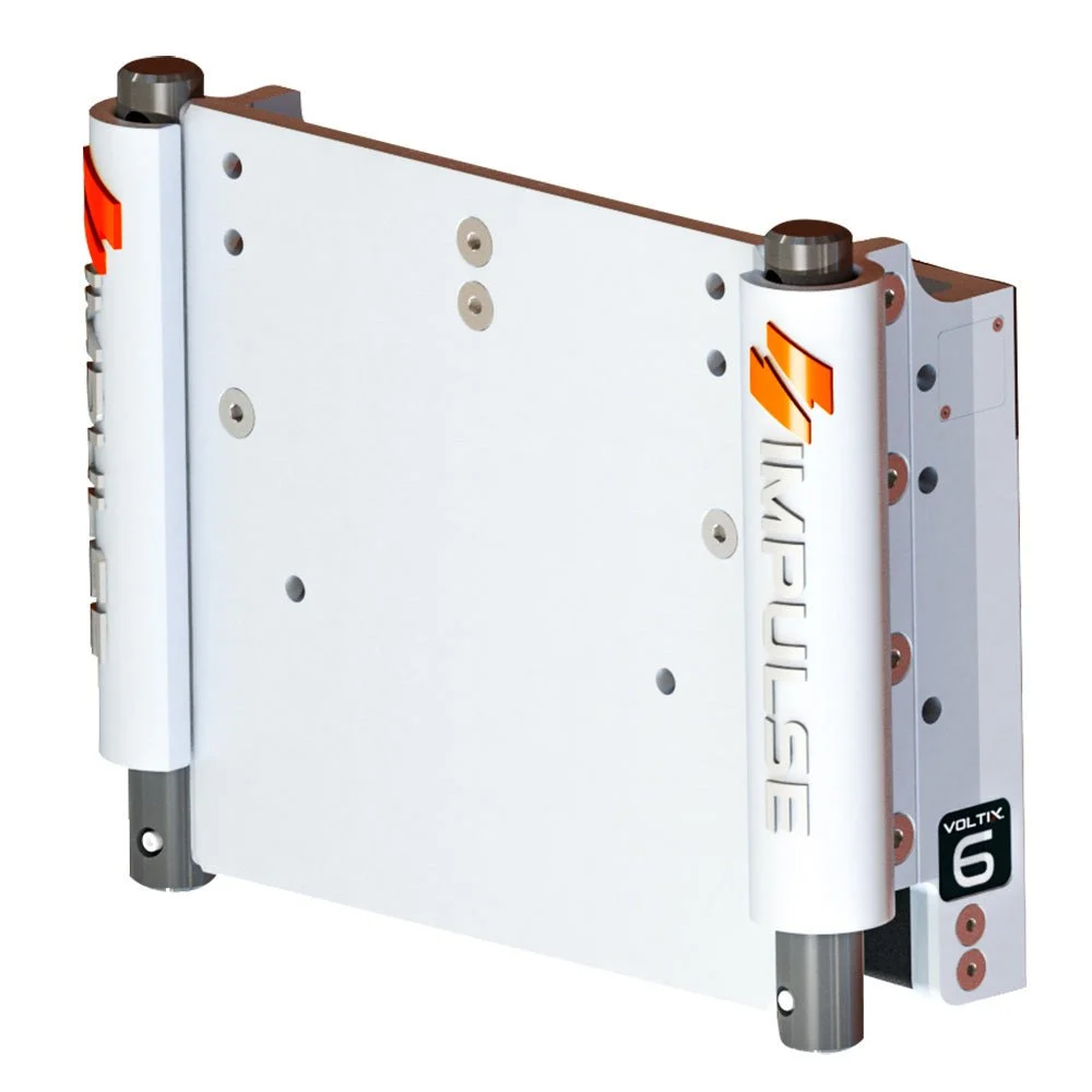Impulse 450hp Outboard XL 6" Set Back Electric Jack Plate w/Standard Control - White Cerakote