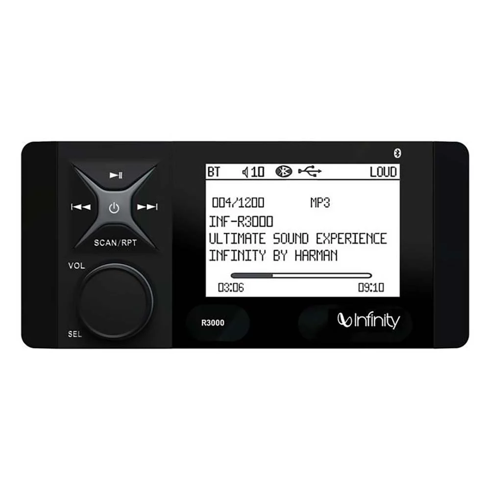 Infinity R3000 Stereo Receiver AM/FM/BT – Marine Boat Replacement Part