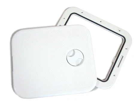 INDUSTRIAL Access Hatch - 316x360mm (12-7/16" x 14-3/16") - Detachable Cover - White