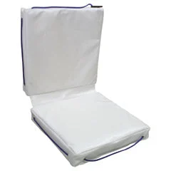 Buoyant Deck Cushion - Double - White - PVC - Throwable Flotation Device - Marine Safety