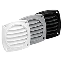 Ventilation Shaft Grille Cover - 82x82mm (3.2"x3.2") - Grey