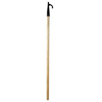 Floating Boat Hook - 120cm (47") - 30mm Pine - Black - Single End Hook