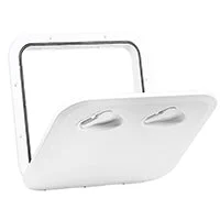 Top Line Marine Hatch - White 14-9/16" x 14-49/64" (370 x 375 mm) ISO12216