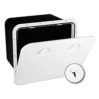 Top Line Storage Hatch with Lock - White 18-7/64" x 20-43/64" (460 x 525 mm)