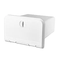 Marine Storage Hatch for VHF/Radio/CD - White 7-3/32" x 11-7/32" x 10-3/64" (180 x 285 x 255 mm)