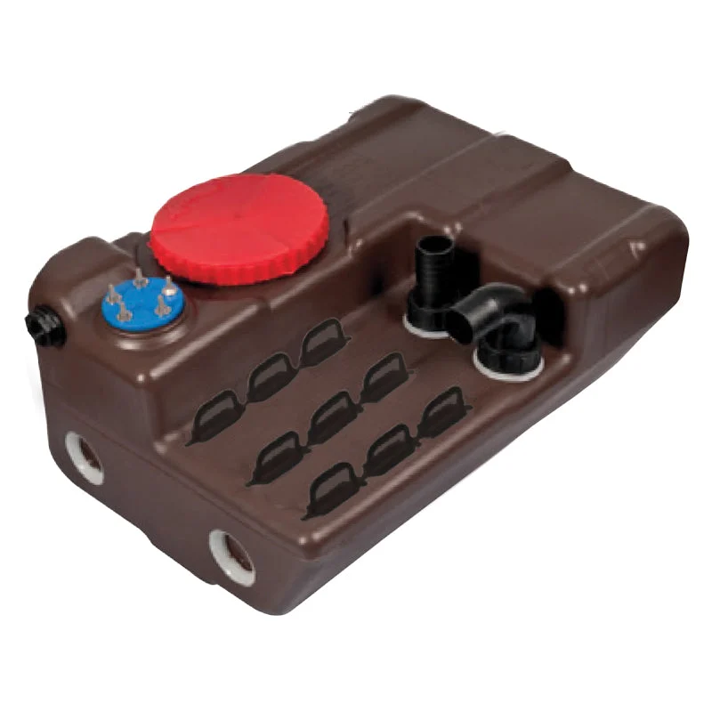 BLIZZARD Waste Water Tank - 40L (10.6 Gal) - Horizontal - HDPE - Base Tank Only - Marine Holding Tank