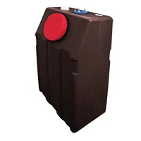 ZEFIRO Waste Water Tank - 60L (15.9 Gal) - Vertical - HDPE - Gravity Discharge - Marine Holding Tank