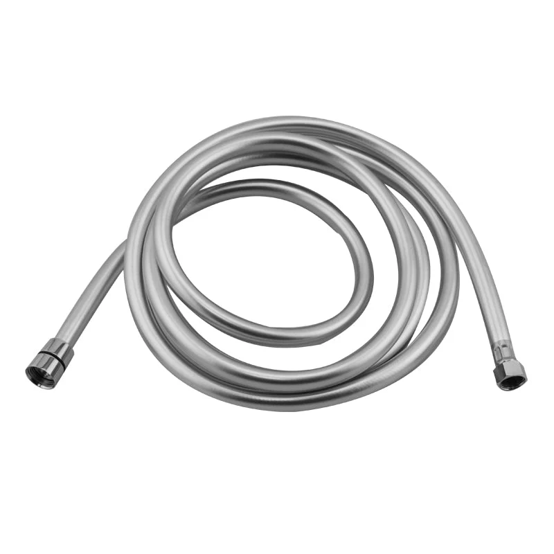 Braided Shower Hose - 1.5m (4.9ft) - 1/2" to 3/8" Threads - Silver-Grey - Marine