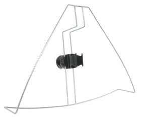 LALIZAS Stainless Steel Horseshoe Lifebuoy Bracket with Light Base