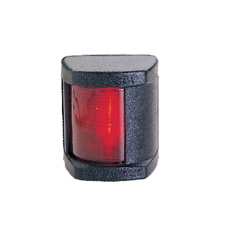 CLASSIC 12 Port Light - 112.5° - Red - Black Housing - LED - for Vessels Under 12m