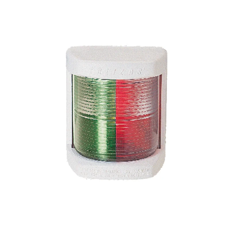 CLASSIC 12 Bi-Colour Light - Red/Green - White Housing - LED - for Vessels Under 12m
