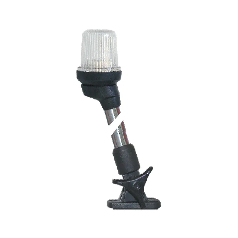 Pole Light - All-Round White - Folding - 2-33/64" (64cm) - Black Housing - Stainless Steel 316 - LED