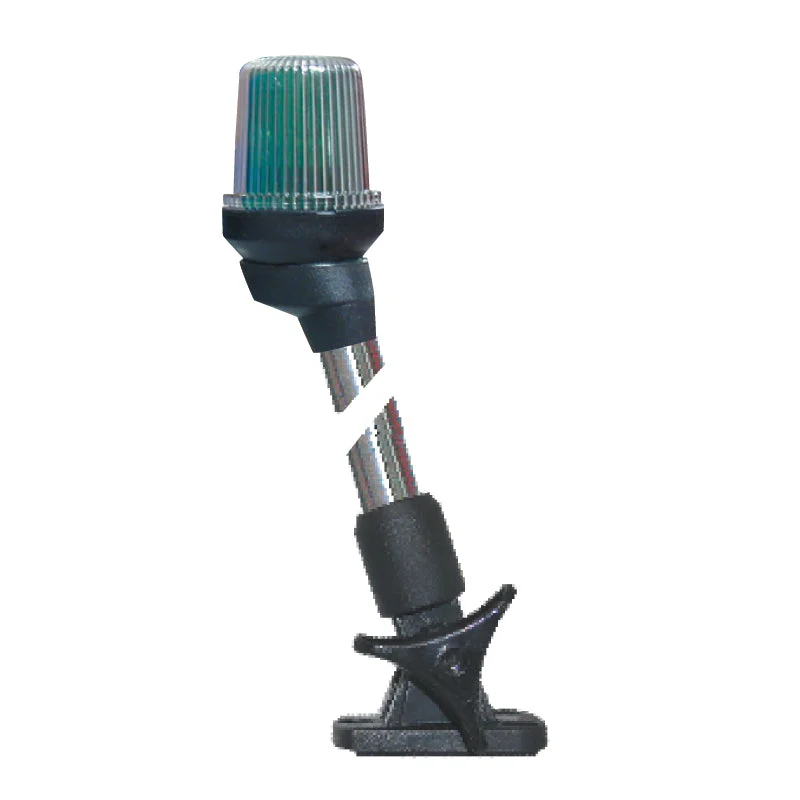 Pole Light - Tri-Colour - Folding - 2-33/64" (64cm) - Black Housing - Stainless Steel 316 - LED
