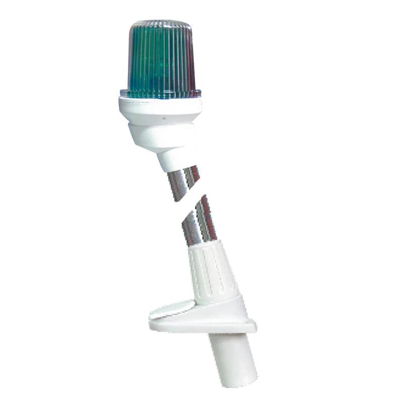 Pole Light - Tri-Colour - Plug-In - 2-1/8" (54cm) - White Housing - Stainless Steel 316 - LED