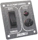 Bilge Pump Switch - Auto-Off-Manual - with LED Indicator - Stainless Steel 316 - Charcoal - 12/24V - 15A