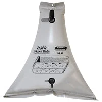 Flexible Water Tank - 33-55/64" x 8-17/64" x 36-39/64" (86x21x93cm) - 14.5gal (55L) - Grey - with Fittings
