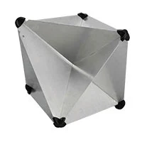 Radar Reflector Standard - 12" Folding - 8-15/32" x 8-15/32" x 11-13/16" (215x215x300mm)
