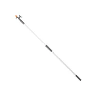Telescopic Hook with 2 Ends - Anodized Aluminum Ø1-3/16" (30mm) - 47-1/4" to 77-11/64" (120-196cm) - Grey