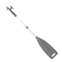 Telescopic Paddle with Double Hook - Ø1-3/16" (30mm) - 61-27/64" to 79-59/64" (156-203cm) - Grey