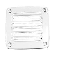 Marine Ventilation Grille Cover 5" x 5" (118 x 118mm) - White