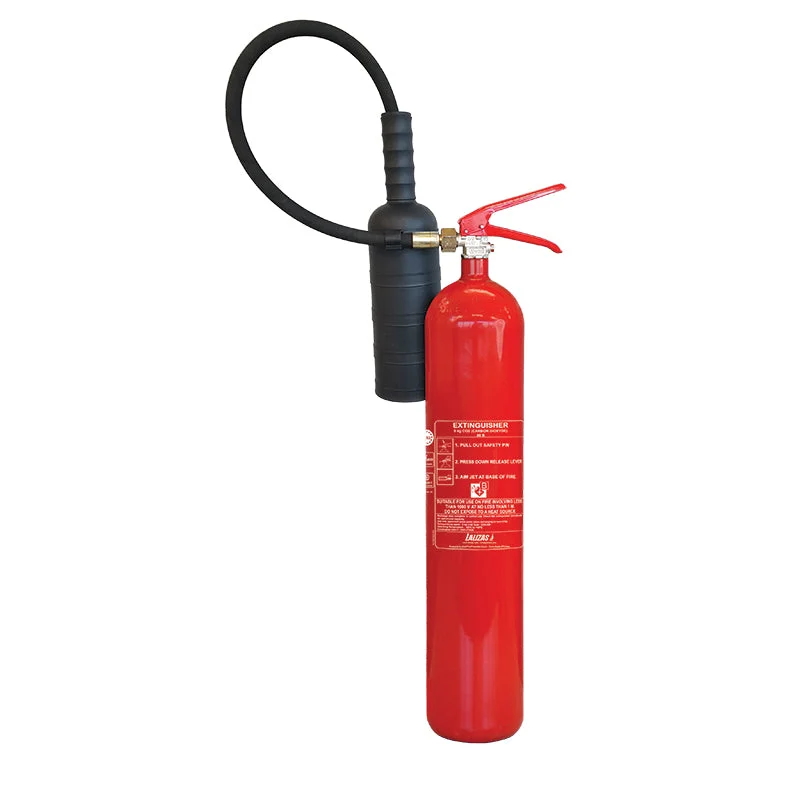 LALIZAS Fire Extinguisher CO2 11lbs (5kg) - MED Approved with Wall Bracket