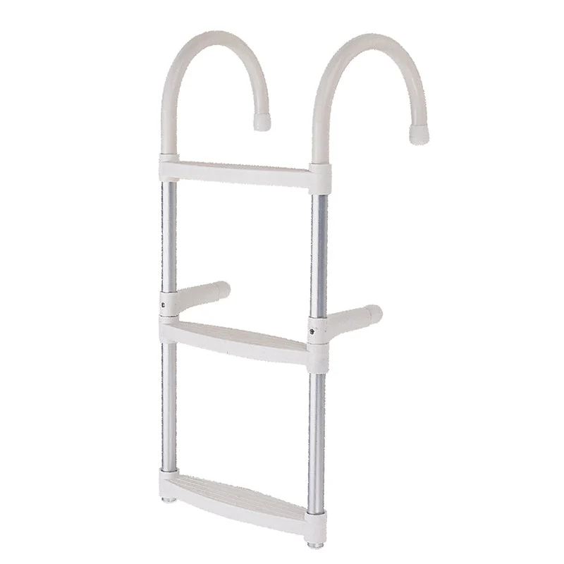 Marine Boarding Ladder 3-Step - Anodized Aluminum 32.7" x 13.8" (830 x 350mm)
