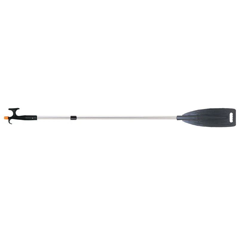 Telescopic Boat Hook Paddle - Black Aluminum, 61-27/64" to 88-37/64" (156-225cm)
