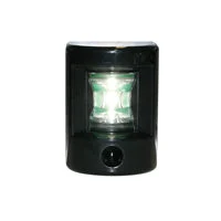 FOS LED 12 Stern Light 135° Side Mounted Black Housing 12-15V - White LED 2nm