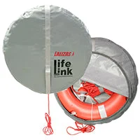 LALIZAS Lifebuoy Ring SOLAS 29-17/32" (75cm) Set with Light 71325, 30m Rope & Case
