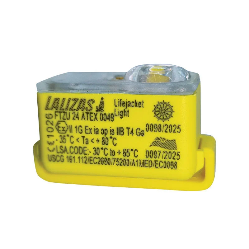 LALIZAS Lifejacket LED Flashing Light "Safelite IV" - USCG/SOLAS/MED/ATEX Certified